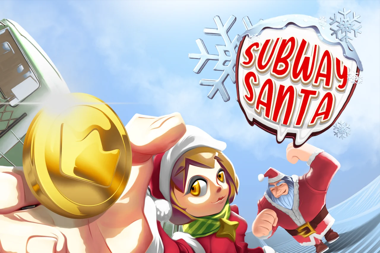 Subway Santa